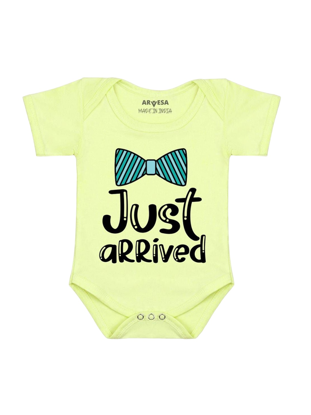

Arvesa Kids Infants Printed Bodysuits, Yellow