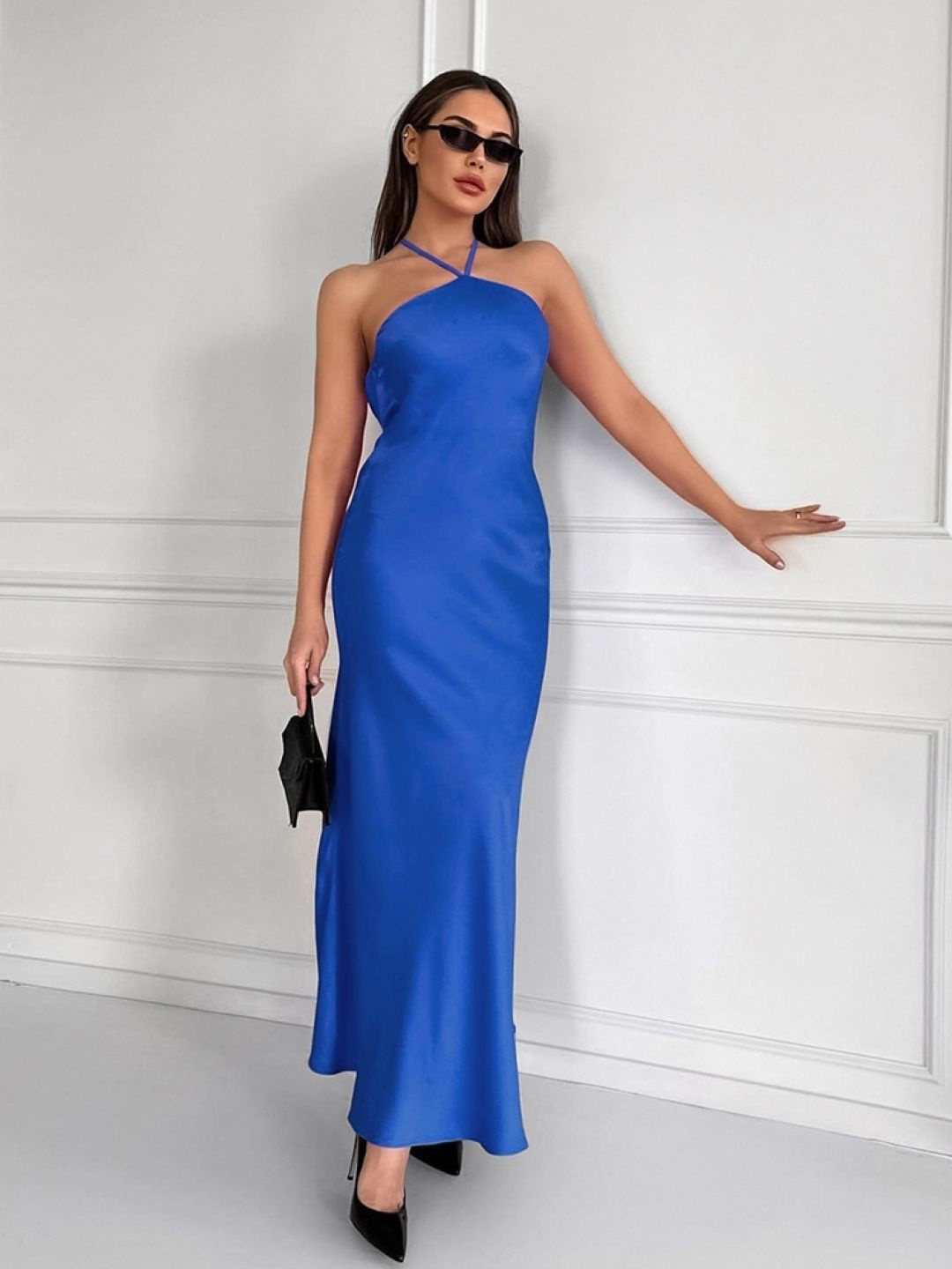 

StyleCast Women Bodycon Maxi Dress, Navy blue