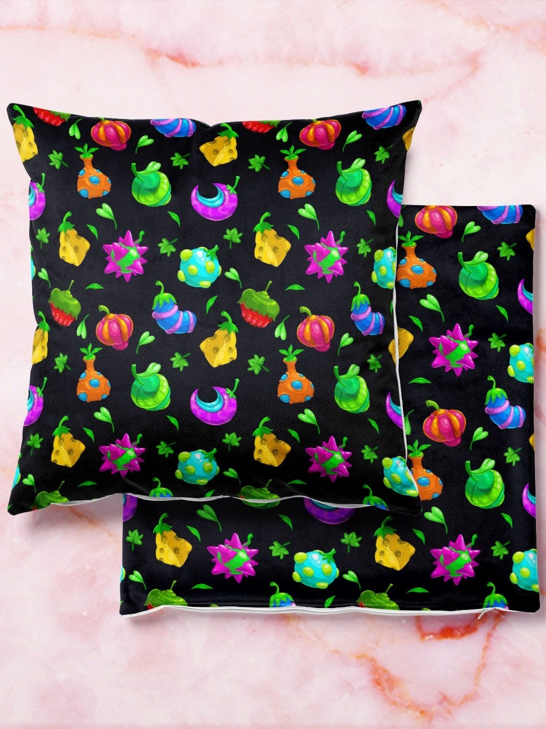 

ArtzFolio Multicoloured Set of 2 Square Cushion Covers, Multi