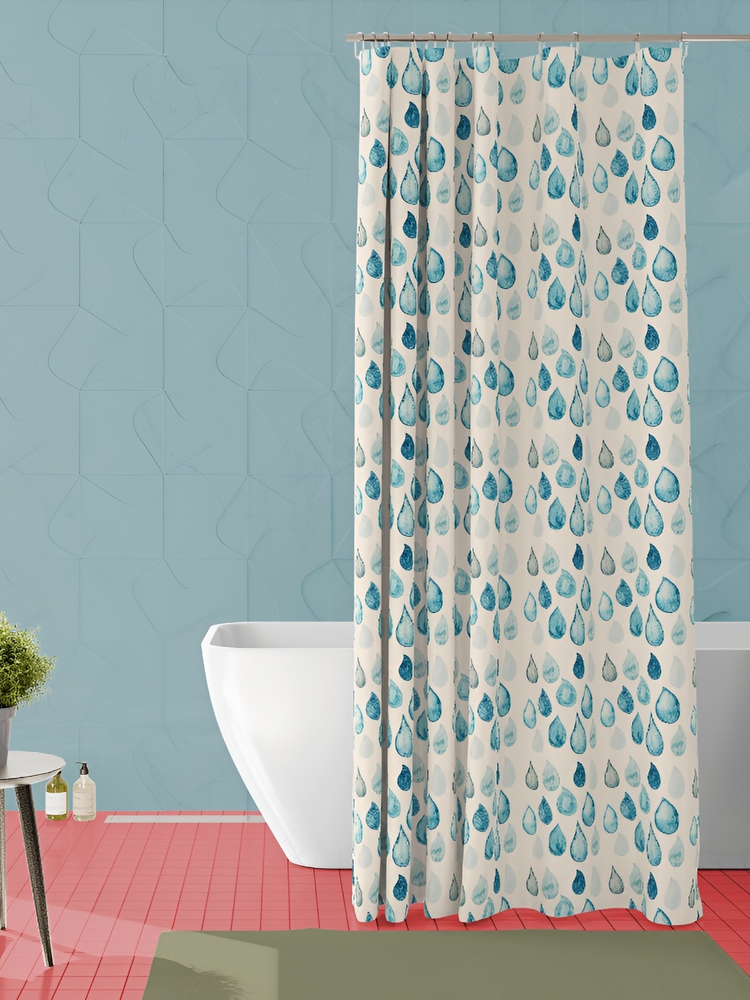 

ArtzFolio Single Piece Waterproof Polyester Shower Curtain, Multi