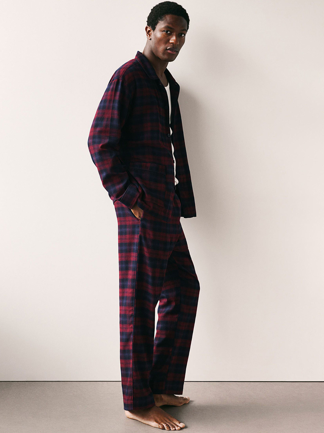 

H&M Flannel Pyjamas, Red