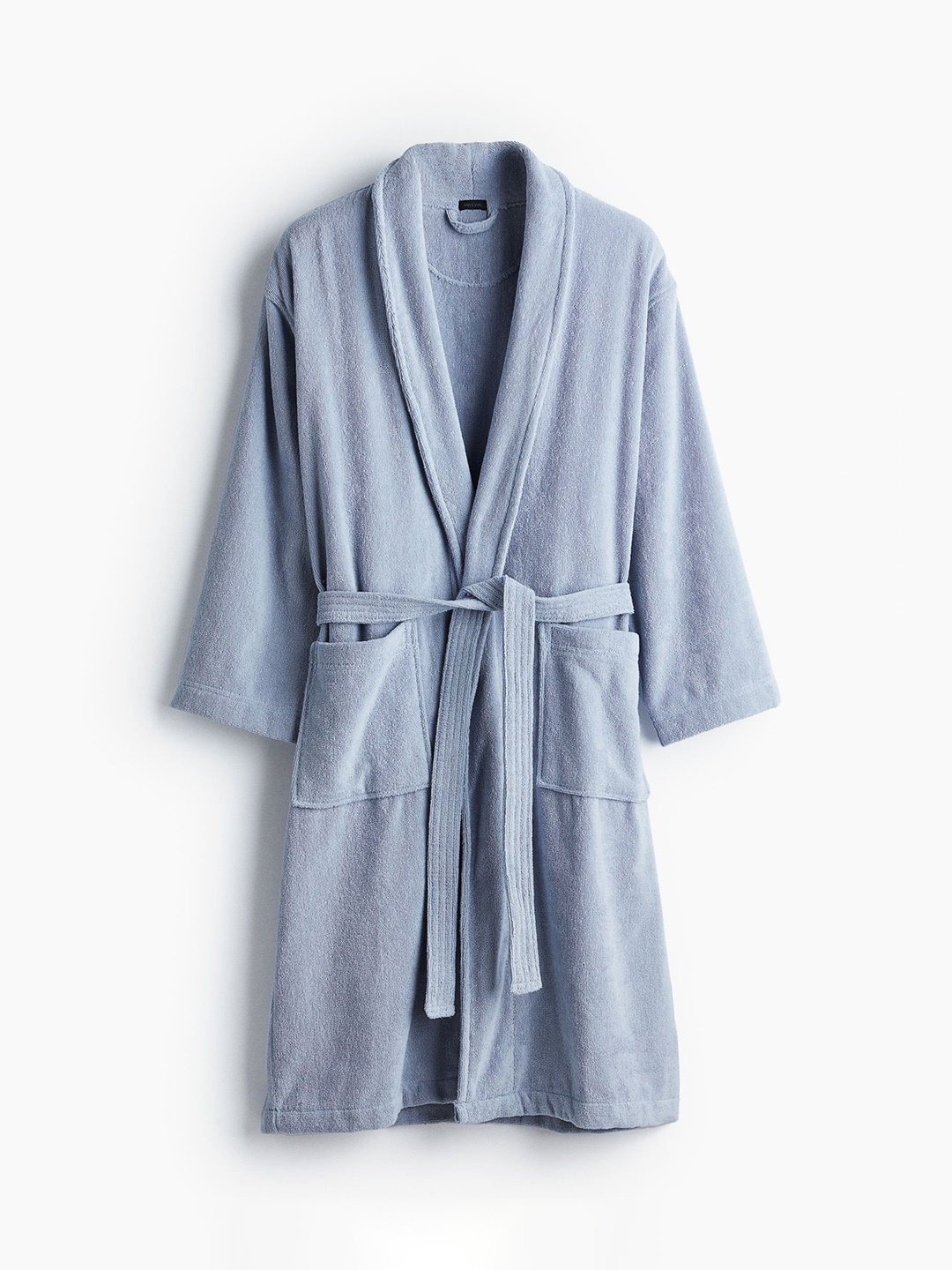 

H&M Cotton Dressing Gown, Blue