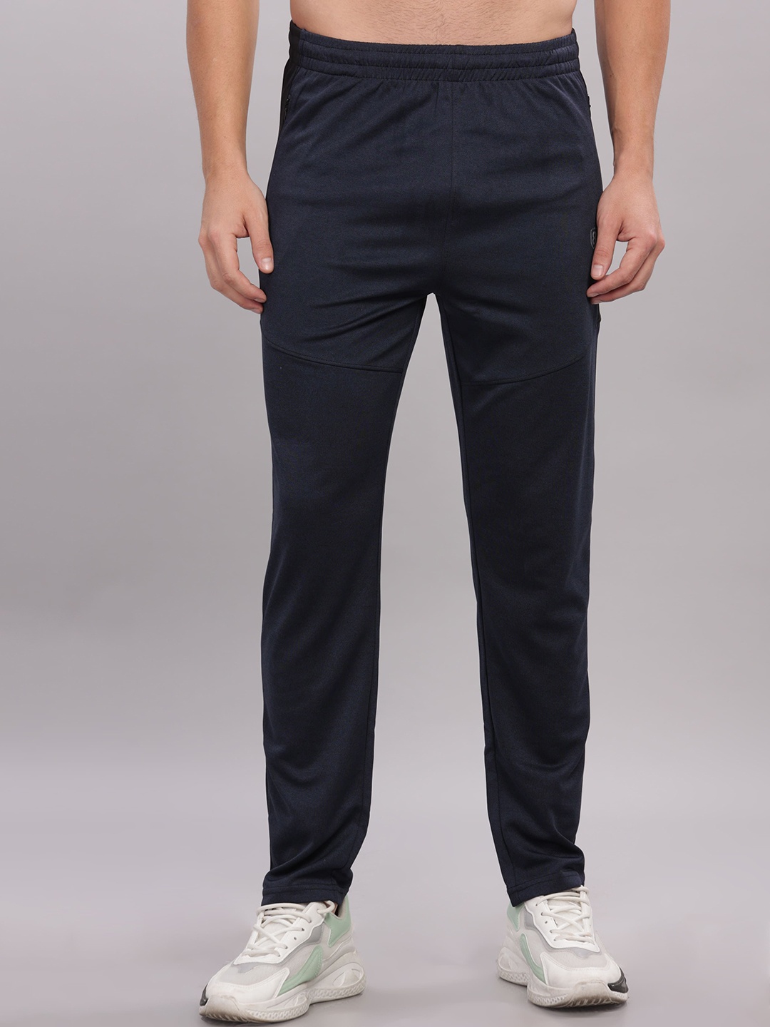 

Domin8 Men Sweat Wicking Track Pant With Stretchable Waist Band, Blue