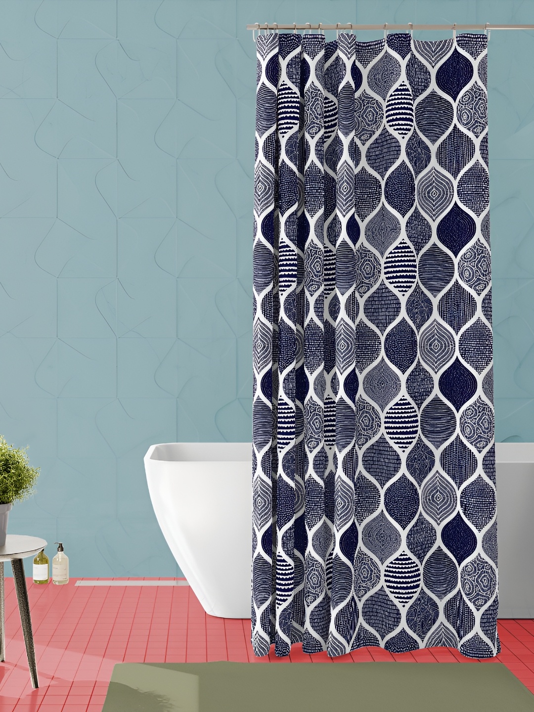 

ArtzFolio Black & White Printed Waterproof Shower Curtains