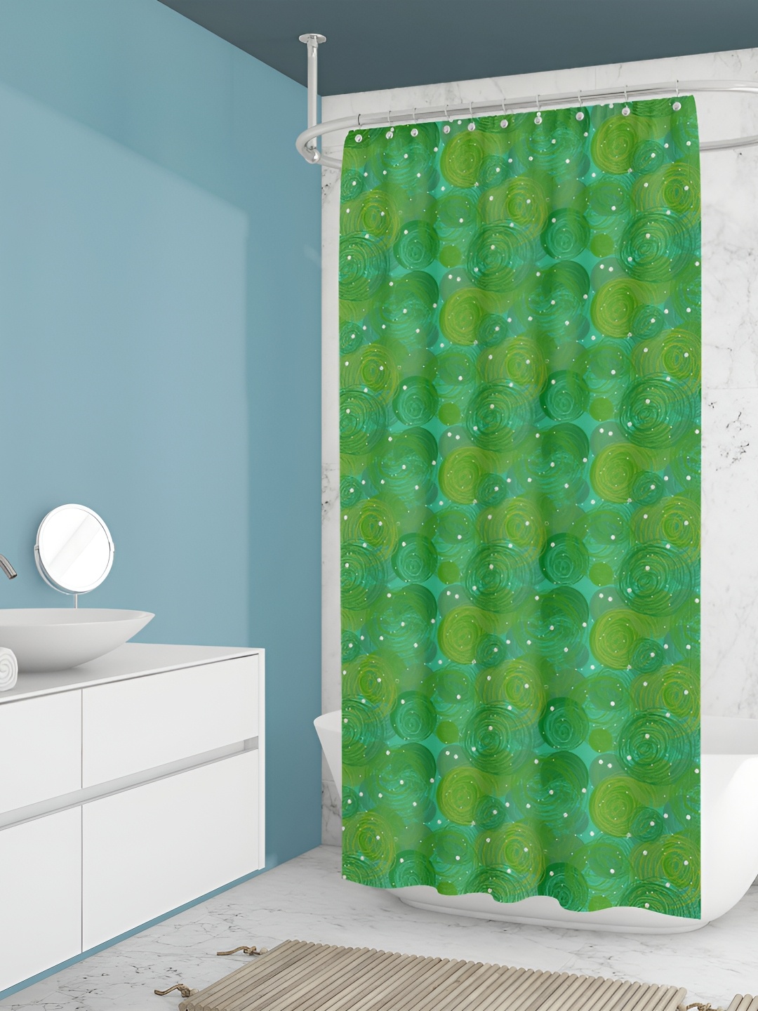 

ArtzFolio Green Printed Shower Curtains