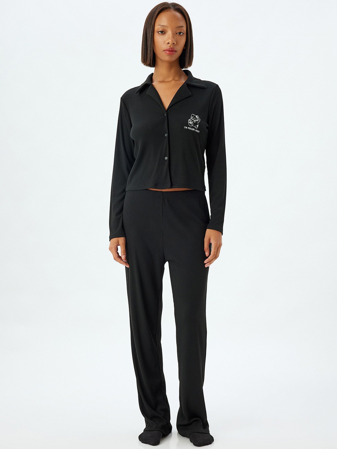 

Koton Women Night suit, Black