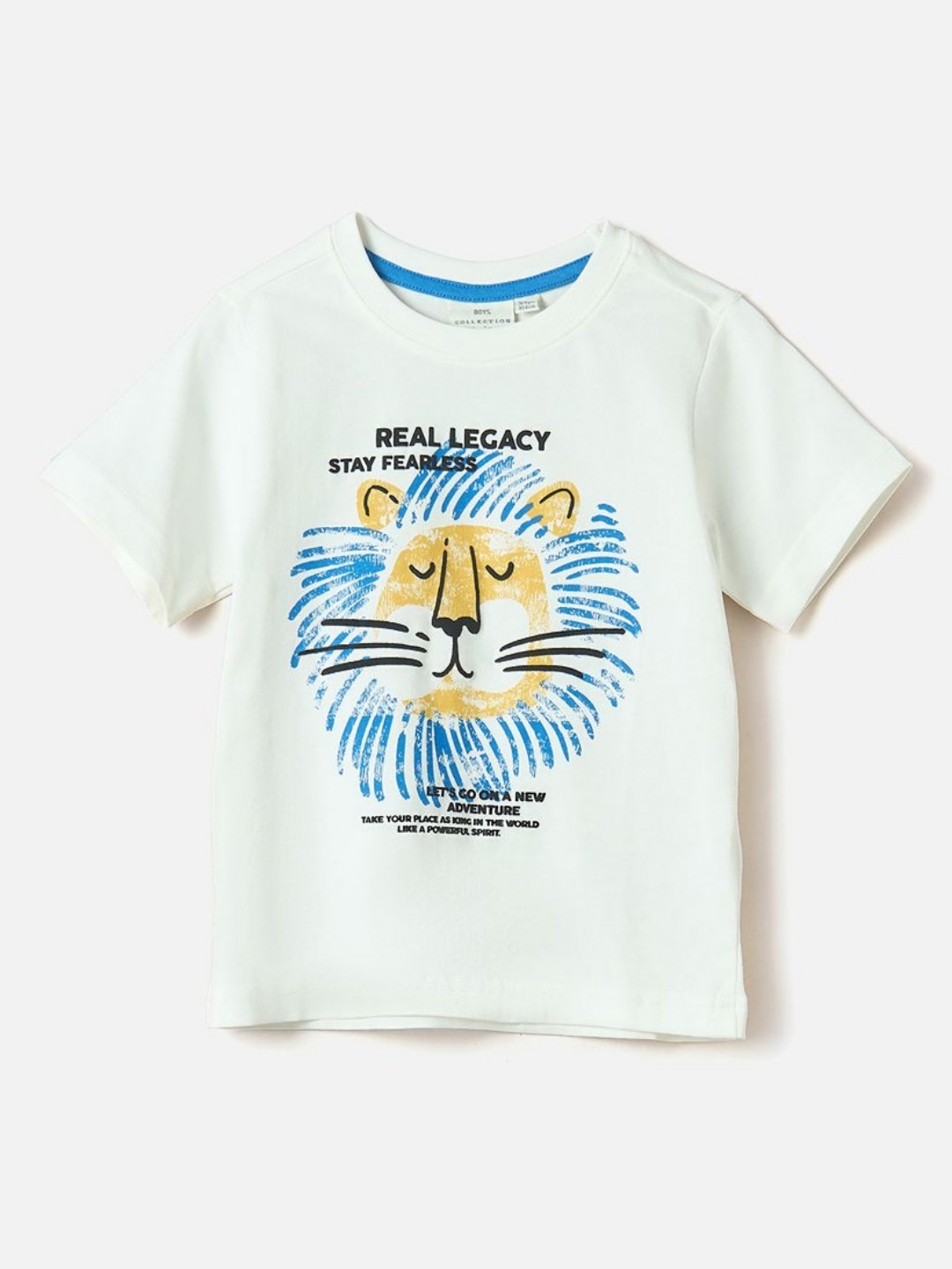 

Juniors by Babyshop Boys Floral Printed Tropical T-shirt, White