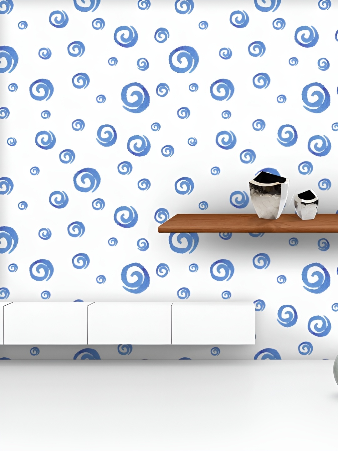 

ArtzFolio Printed UV-Resistant Anti-Bacterial Watercolor Doodles Peel & Stick Wallpaper, Multi