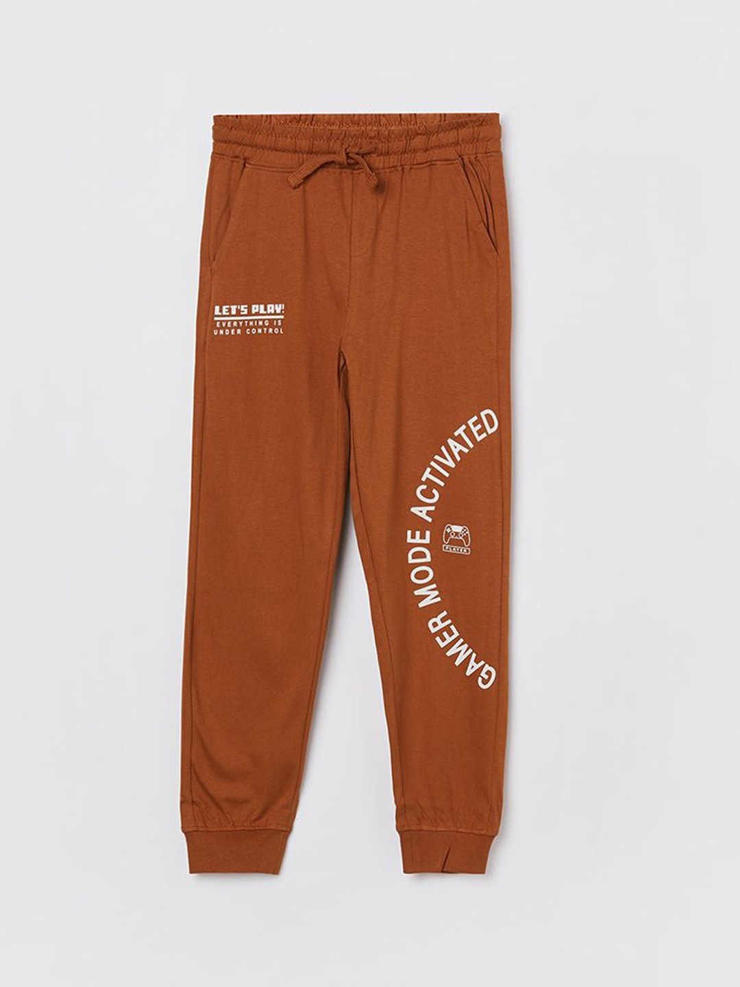 

Fame Forever by Lifestyle Boys Cotton Regular Fit Joggers, Rust