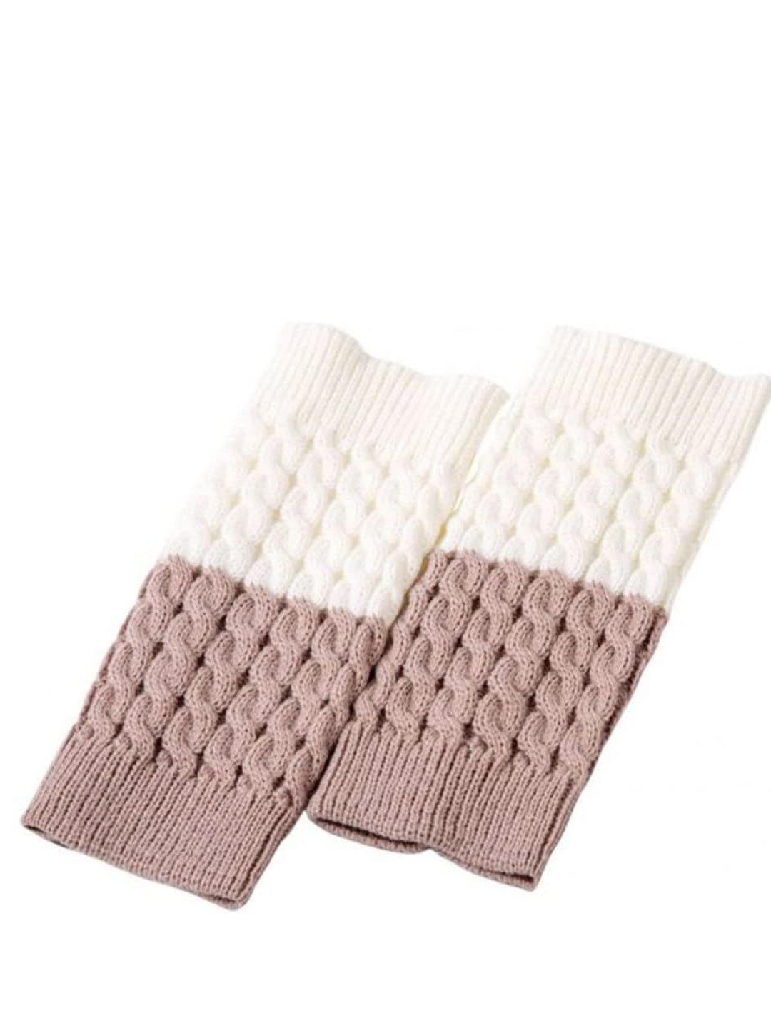 

Alexvyan Women Leg Warmer Socks, Beige