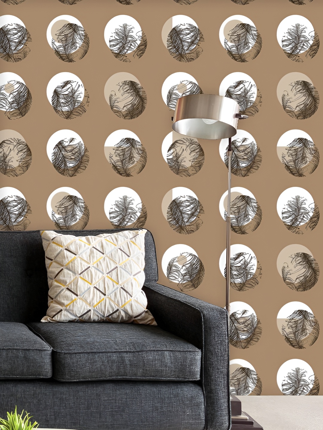 

ArtzFolio Printed UV-Resistant Anti-Bacterial Abstract Circles Peel & Stick Wallpaper, Multi