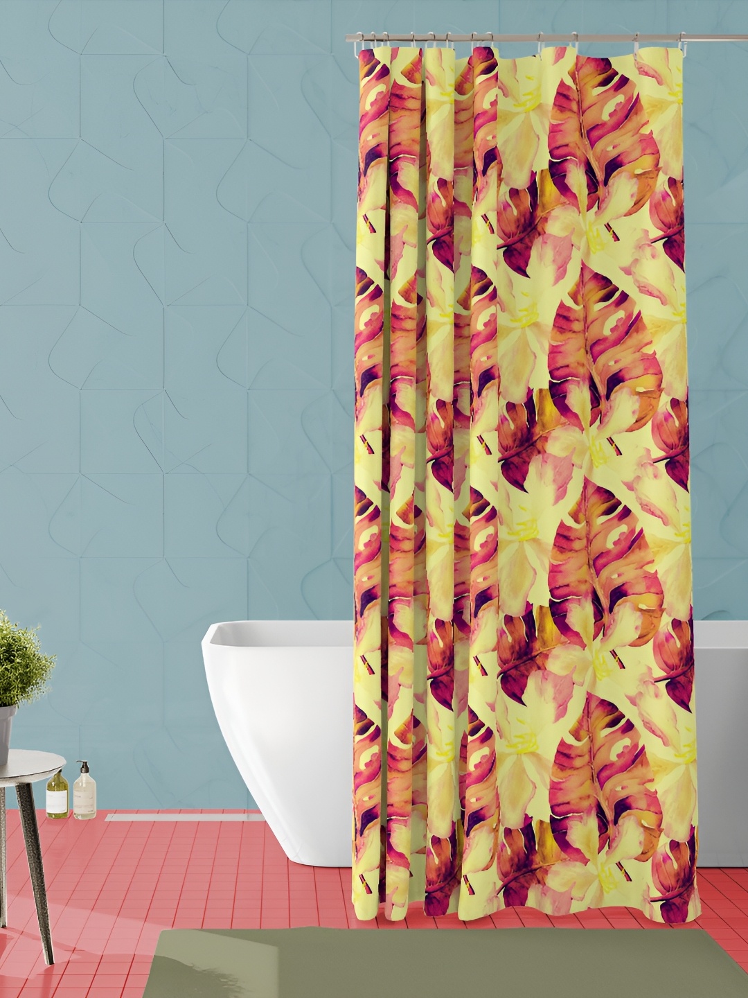 

ArtzFolio Single Piece Waterproof Polyester Shower Curtain, Multi