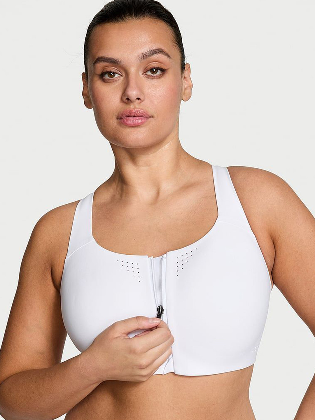 

Victoria's Secret Non Padded Full Coverage Workout Bra, White