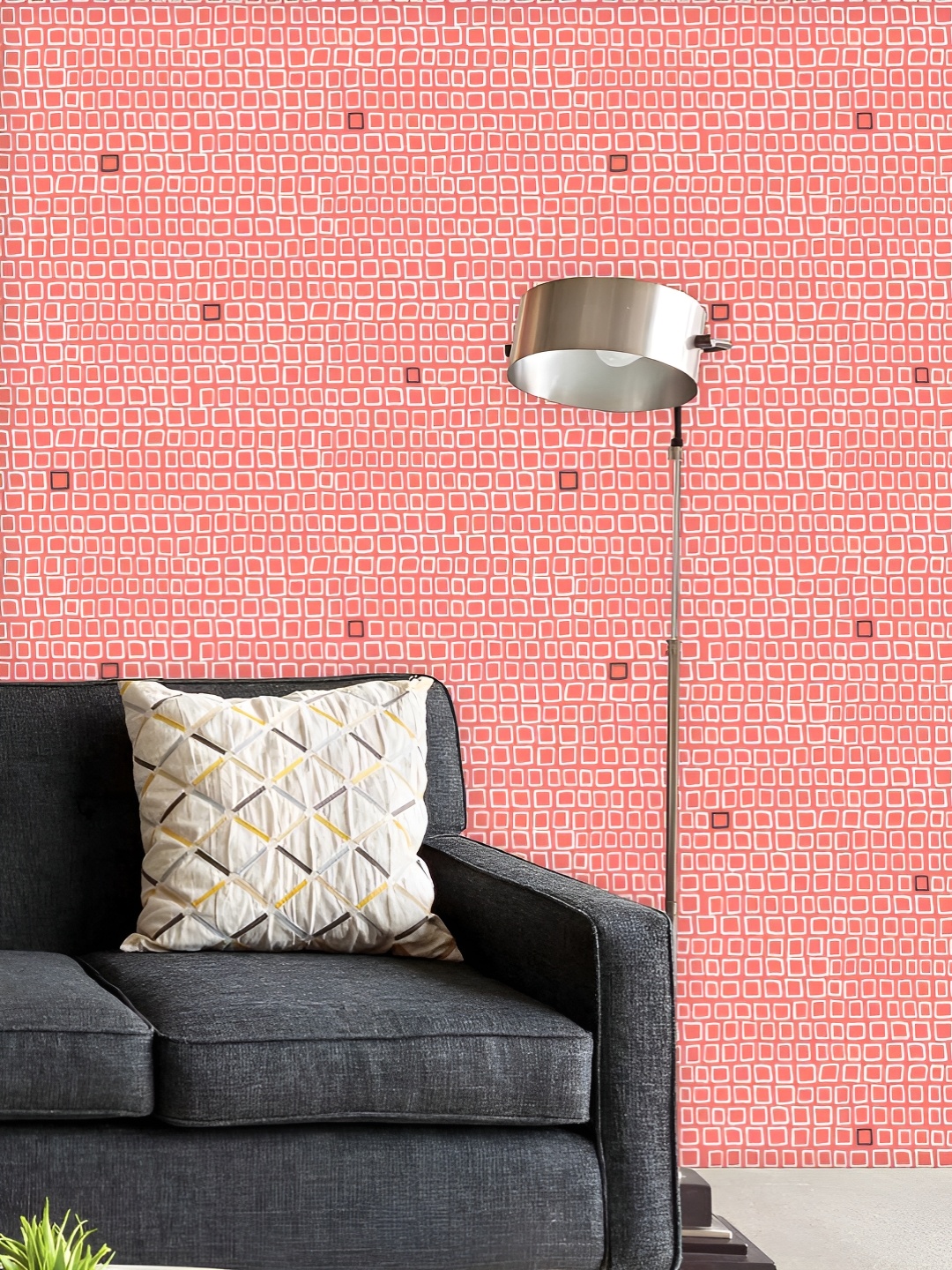 

ArtzFolio Printed UV-Resistant Anti-Bacterial Mixed Geometric Art Peel & Stick Wallpaper, Multi