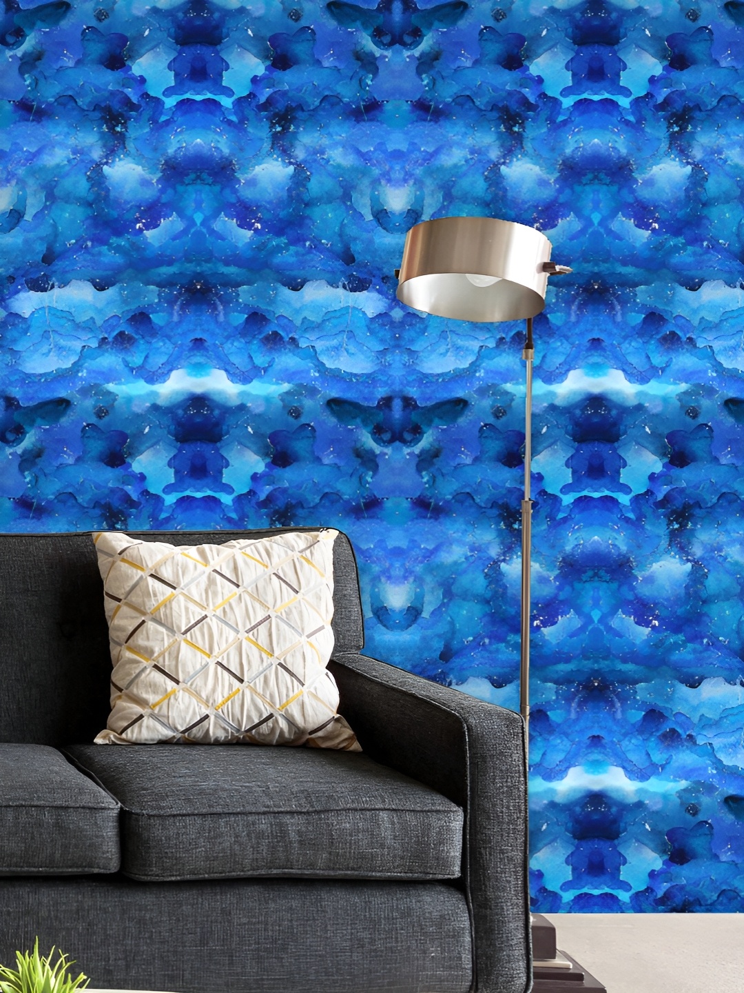 

ArtzFolio Printed UV-Resistant Anti-Bacterial Modern Abstract Art Peel & Stick Wallpaper, Multi