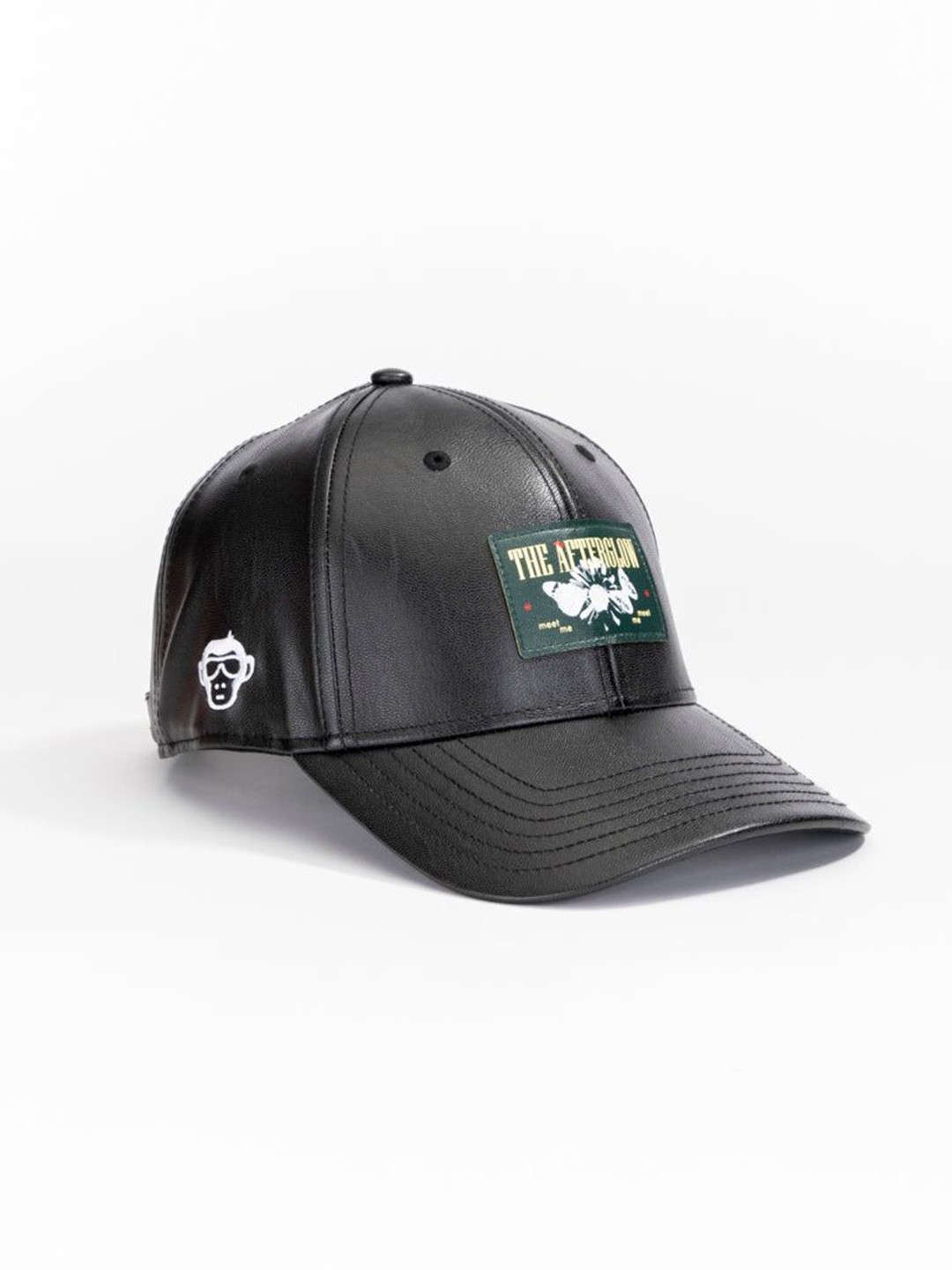 

Urban Monkey Unisex Printed Cotton Baseball Cap, Black