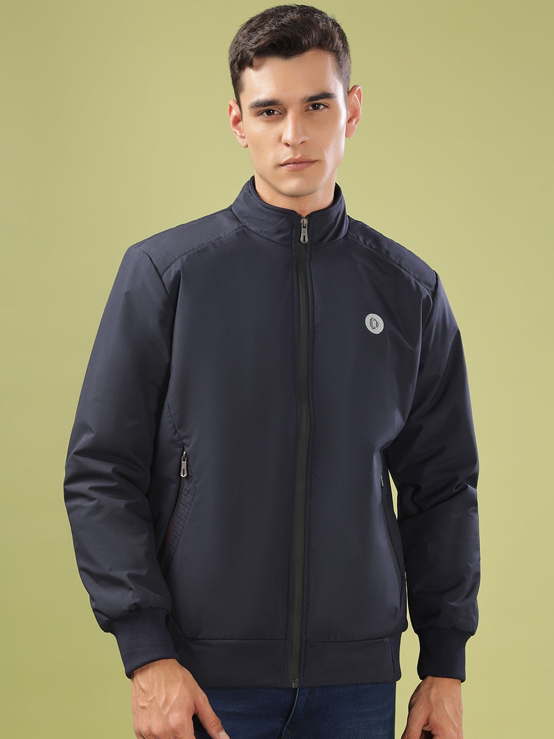 

Dollar Men Lightweight Bomber Jacket, Navy blue