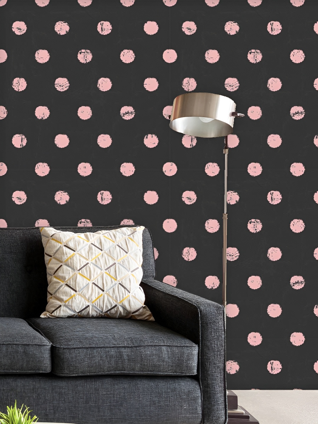 

ArtzFolio Printed UV-Resistant Anti-Bacterial Polka Dots Peel & Stick Wallpaper, Multi