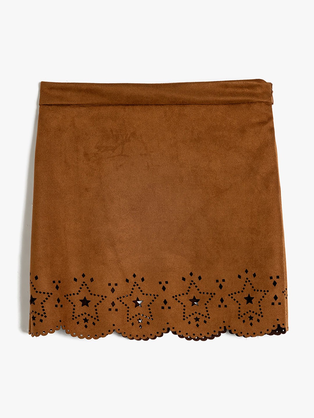 

Koton Girls Straight Mini Skirts, Brown