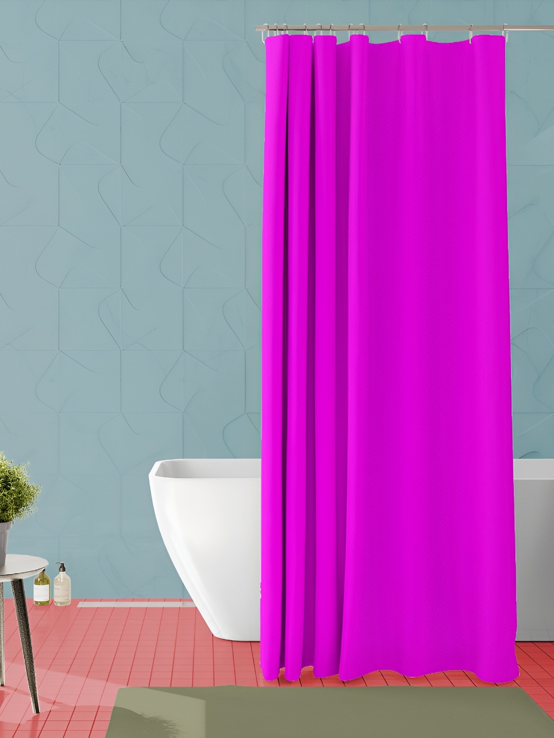 

ArtzFolio Pink Waterproof Shower Curtains