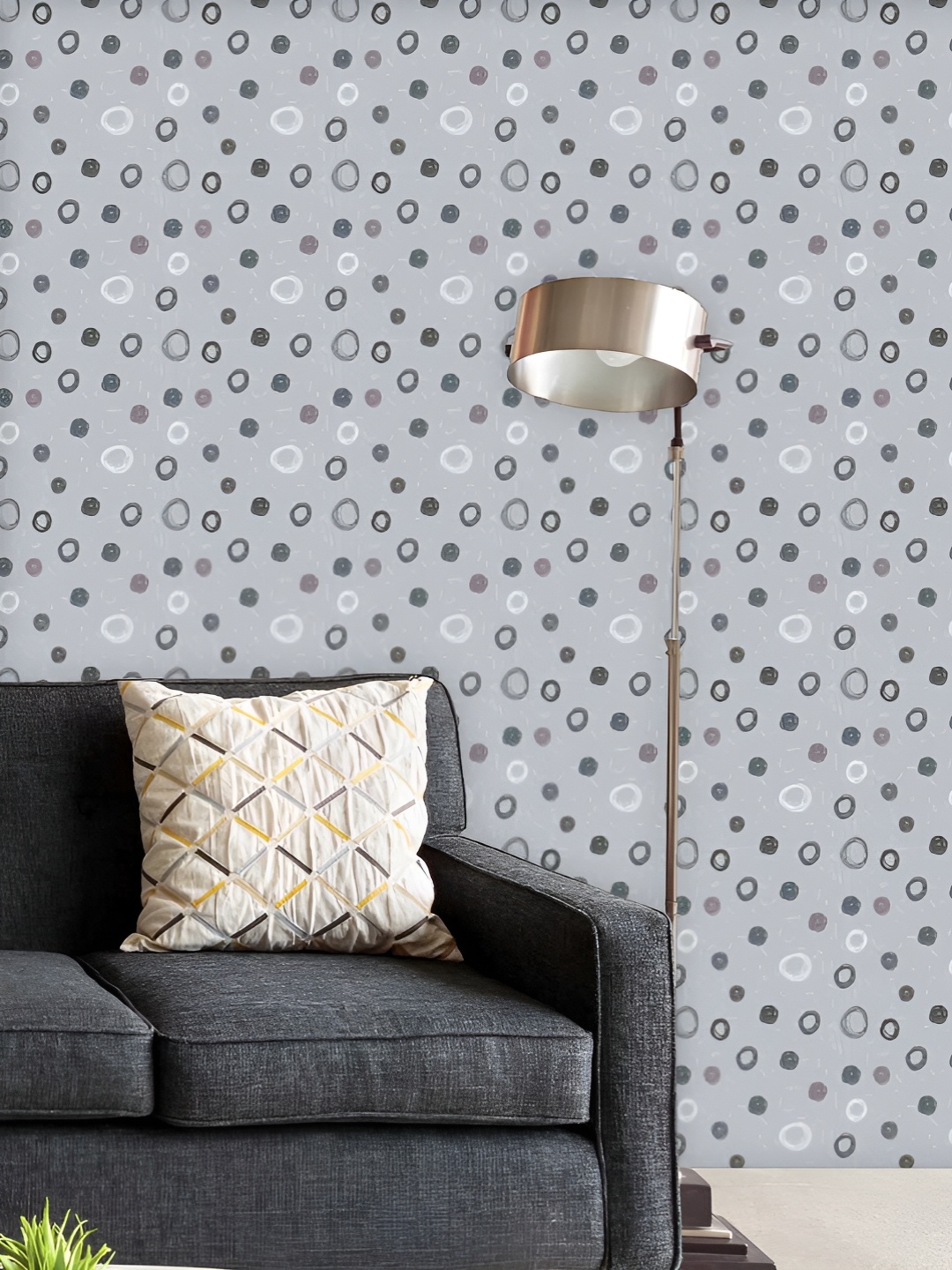 

ArtzFolio Printed UV-Resistant Anti-Bacterial Hand Drawn Design Peel & Stick Wallpaper, Multi