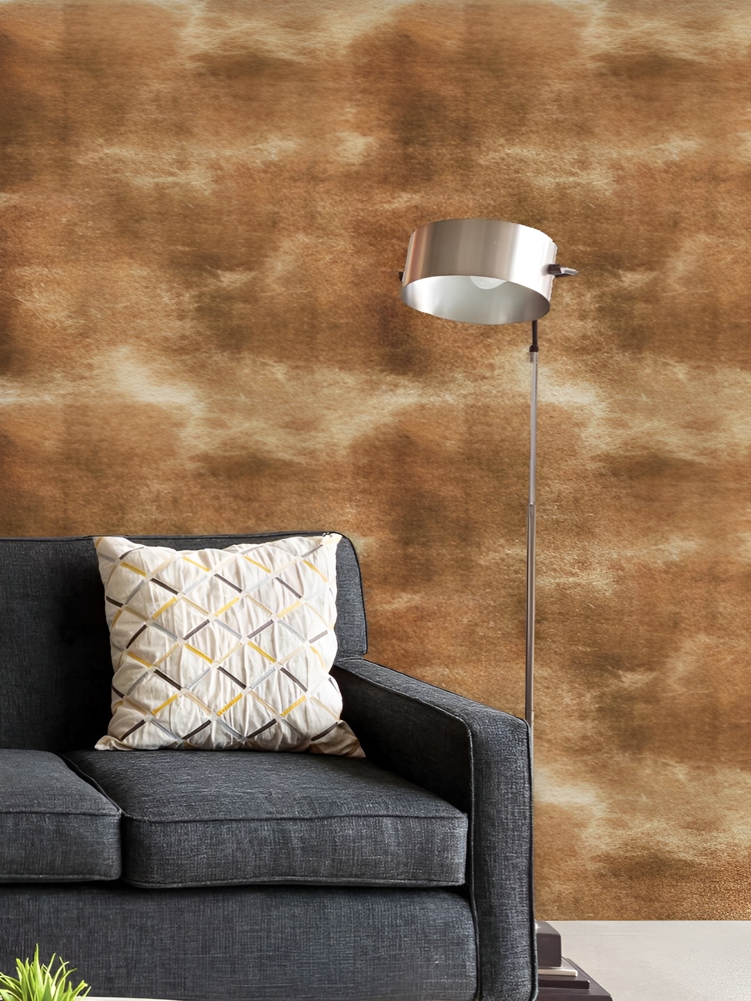 

ArtzFolio Printed UV-Resistant Anti-Bacterial Grunge Art Peel & Stick Wallpaper, Multi