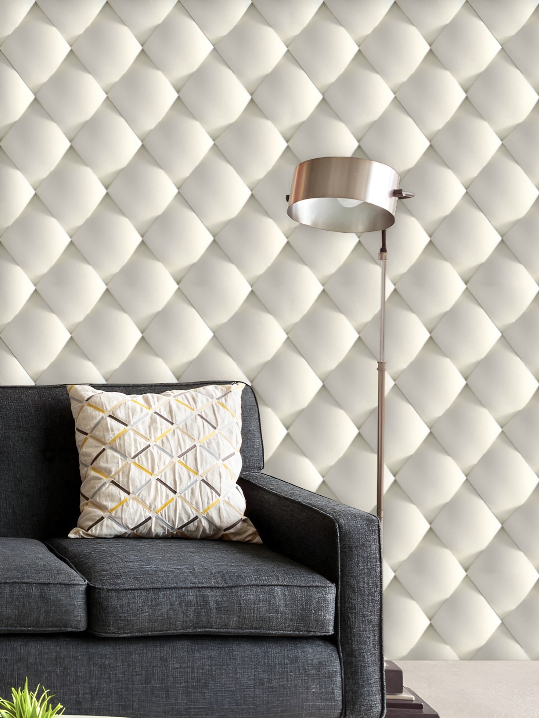 

ArtzFolio Printed UV-Resistant Anti-Bacterial 3D Emboss Pattern Peel & Stick Wallpaper, Multi