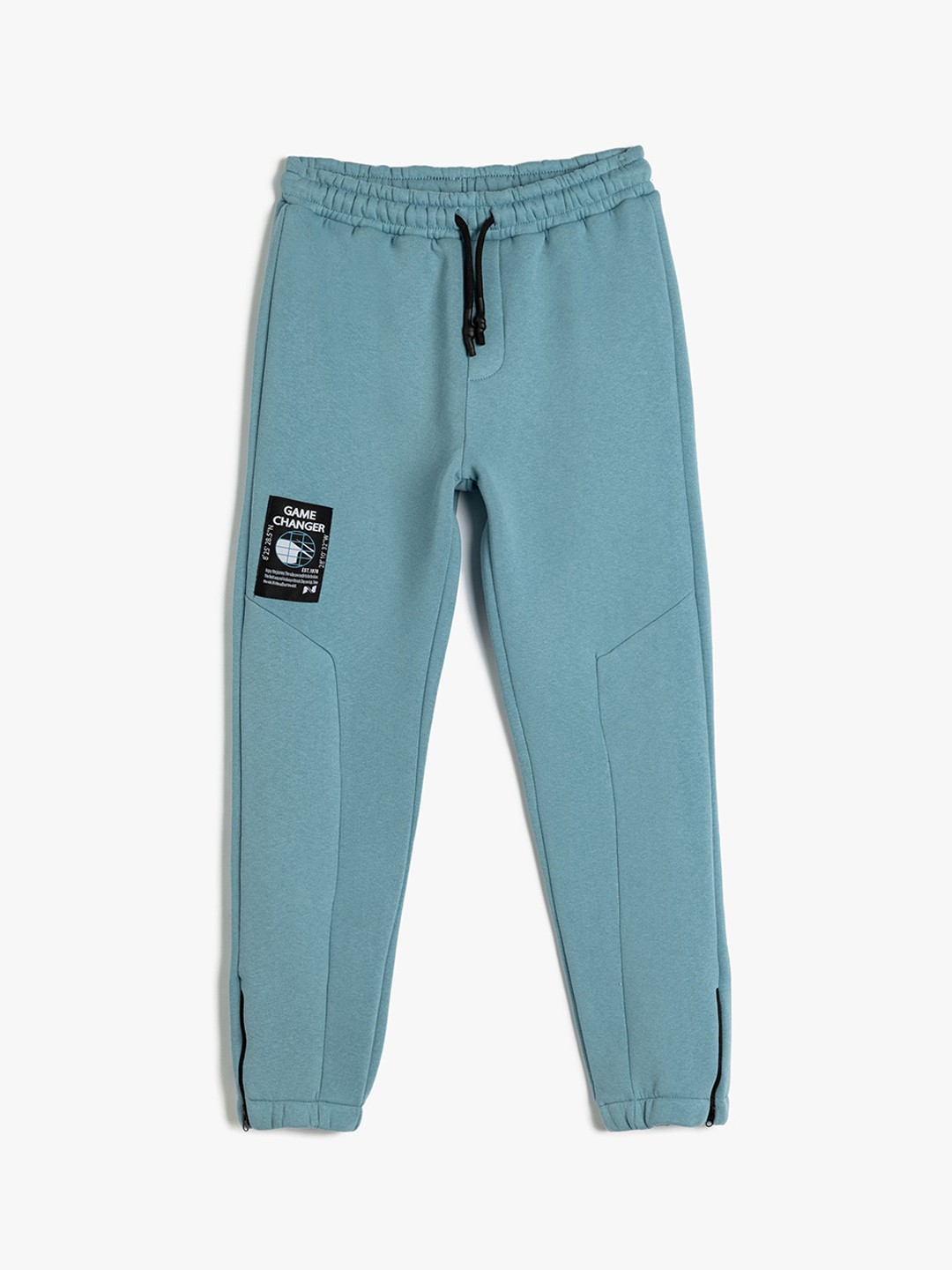 

Koton Boys Printed Mid-Rise Joggers, Blue