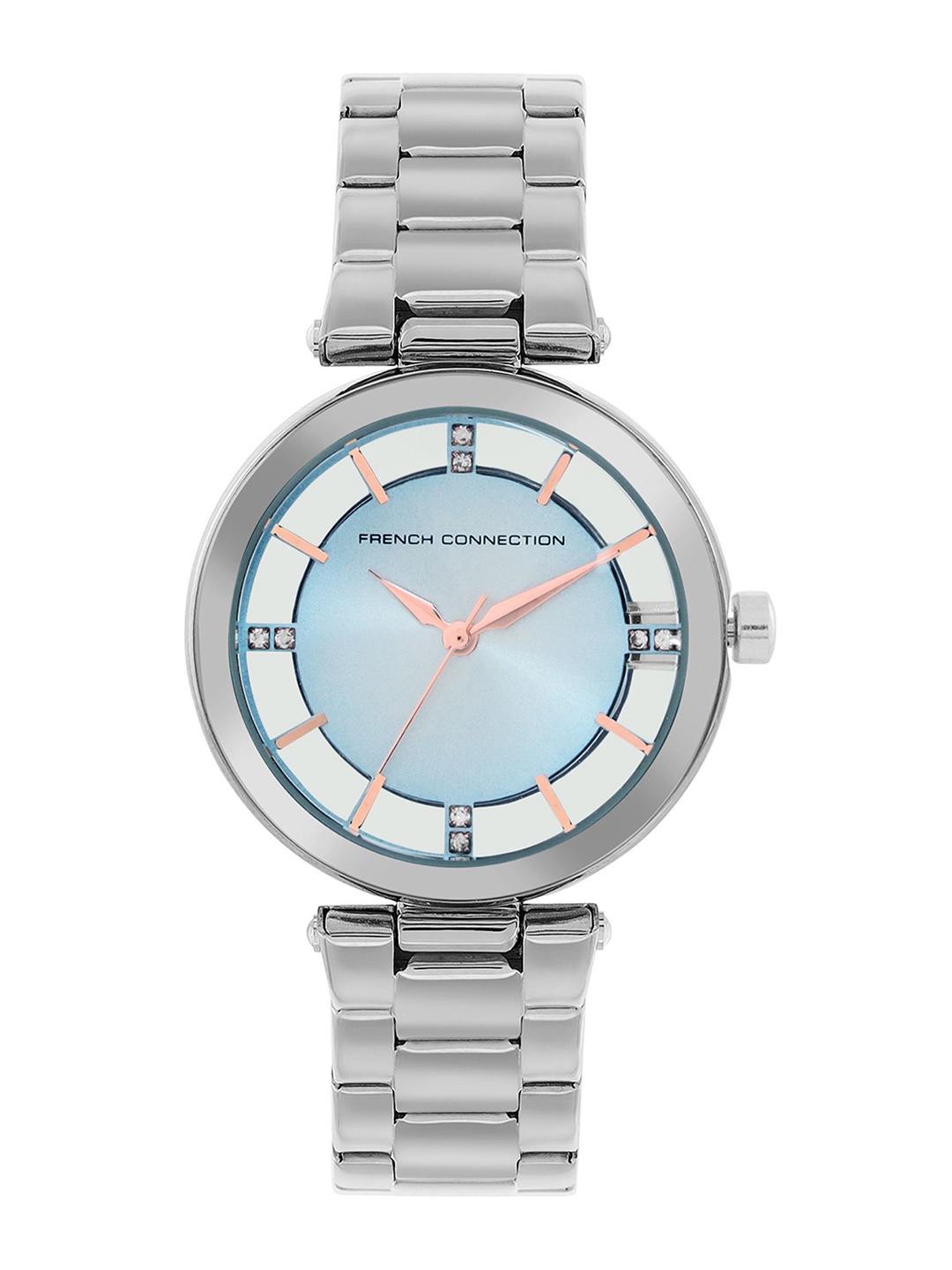 

French Connection Women Dial & Stainless Steel Straps Analogue Watch-FCN095SM, Blue