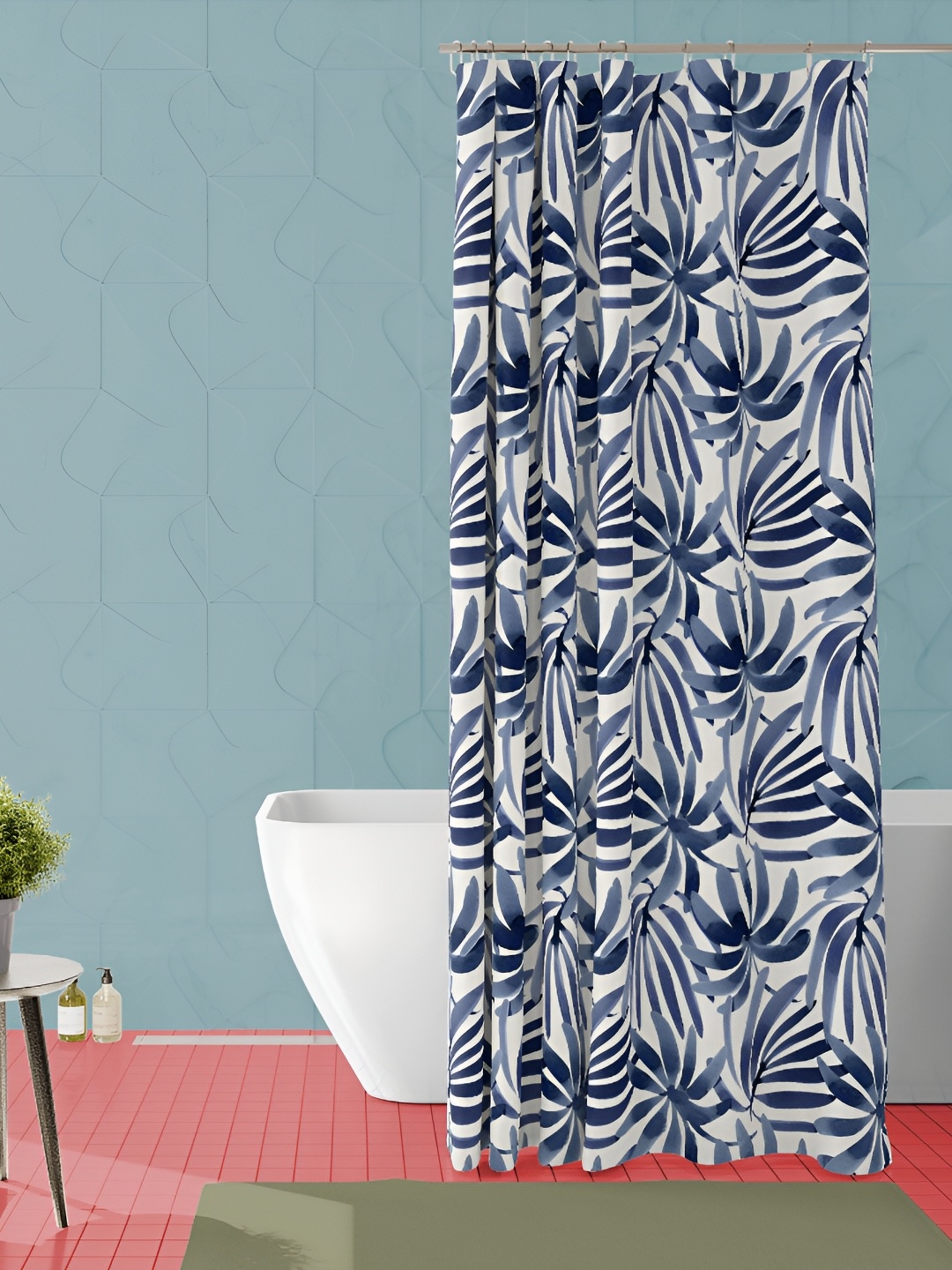 

ArtzFolio Single Piece Waterproof Polyester Shower Curtain, Multi