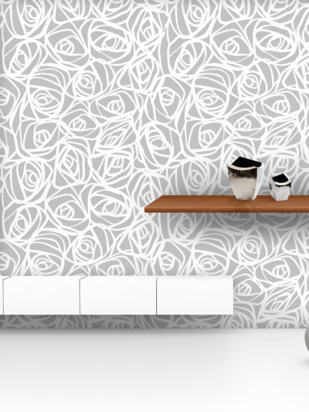 

ArtzFolio Printed UV-Resistant Anti-Bacterial Abstract Pattern Peel & Stick Wallpaper, Multi