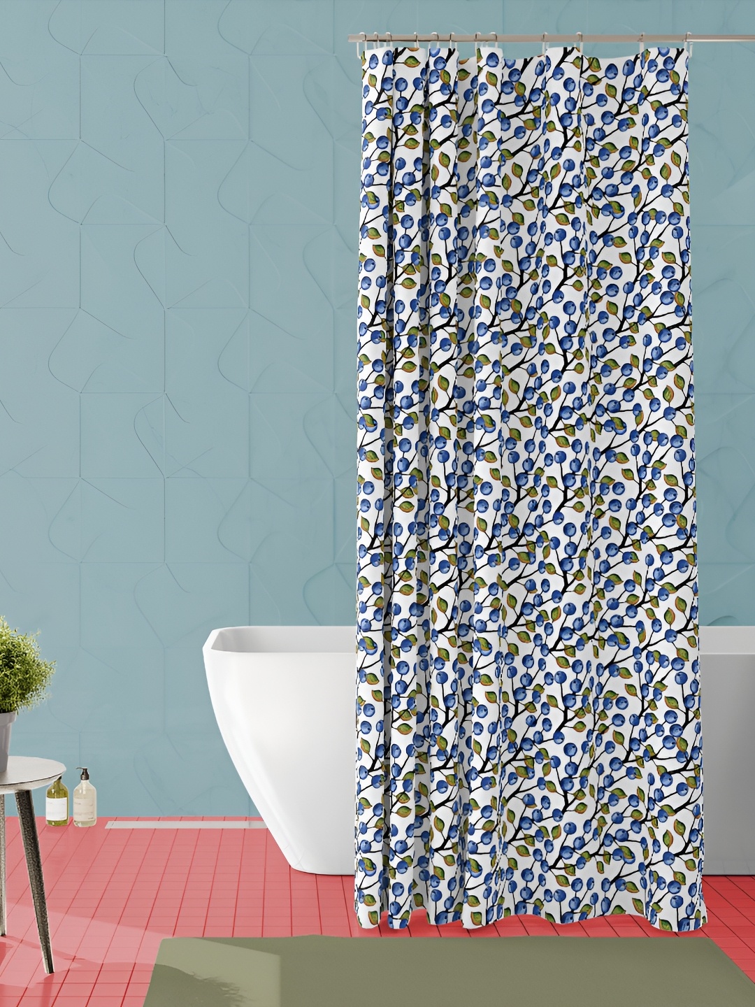 

ArtzFolio Black & White Printed Waterproof Shower Curtain