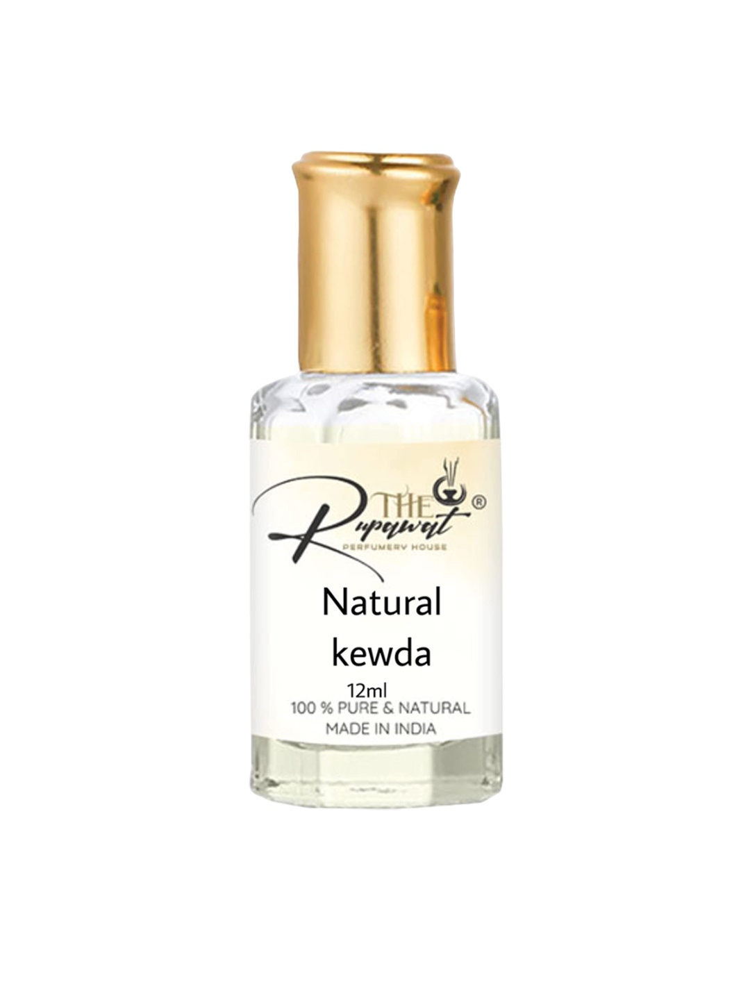 

THE RUPAWAT Perfumery House Natural Kewda Alcohol Free Attar - 12 ml, Transparent