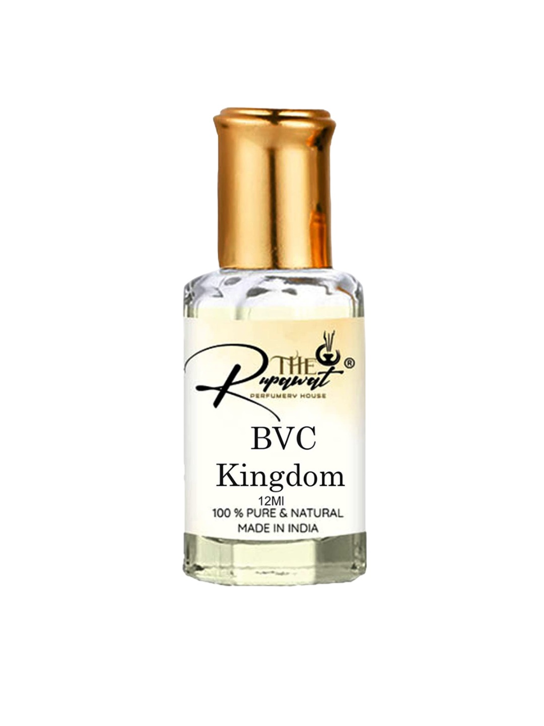 

THE RUPAWAT Perfumery House BVC Kingdom Natural & Pure Alcohol Free Attar- 12 ml, Transparent