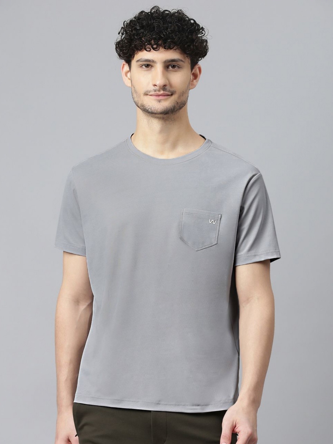 

Slowave Men T-shirt, Grey