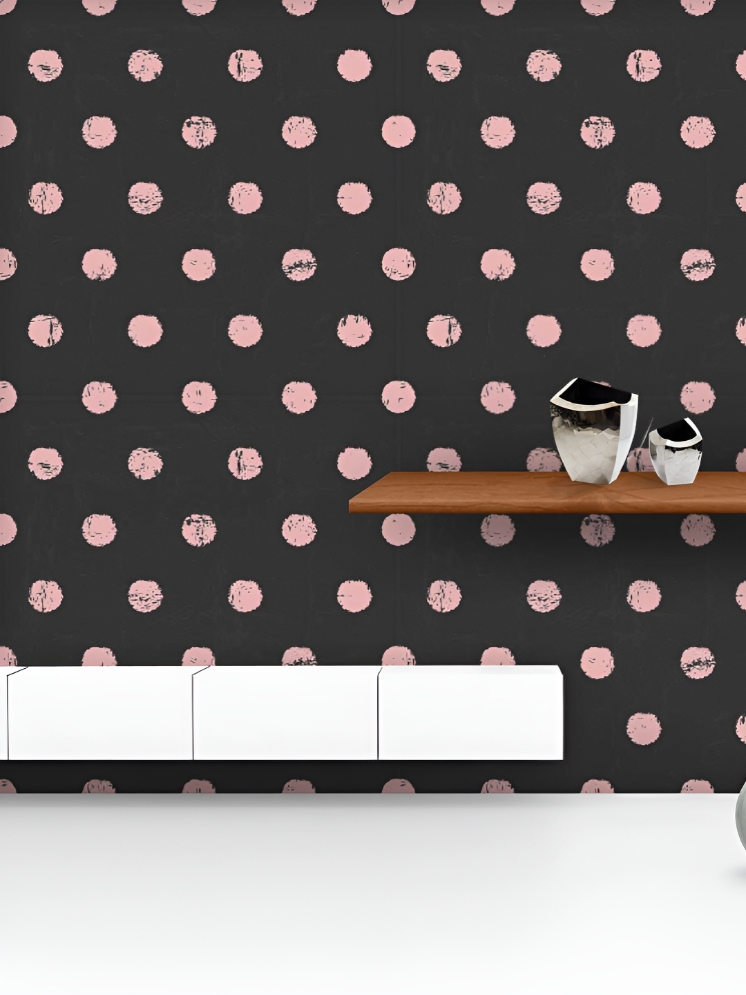 

ArtzFolio Printed UV-Resistant Anti-Bacterial Polka Dots Peel & Stick Wallpaper, Multi