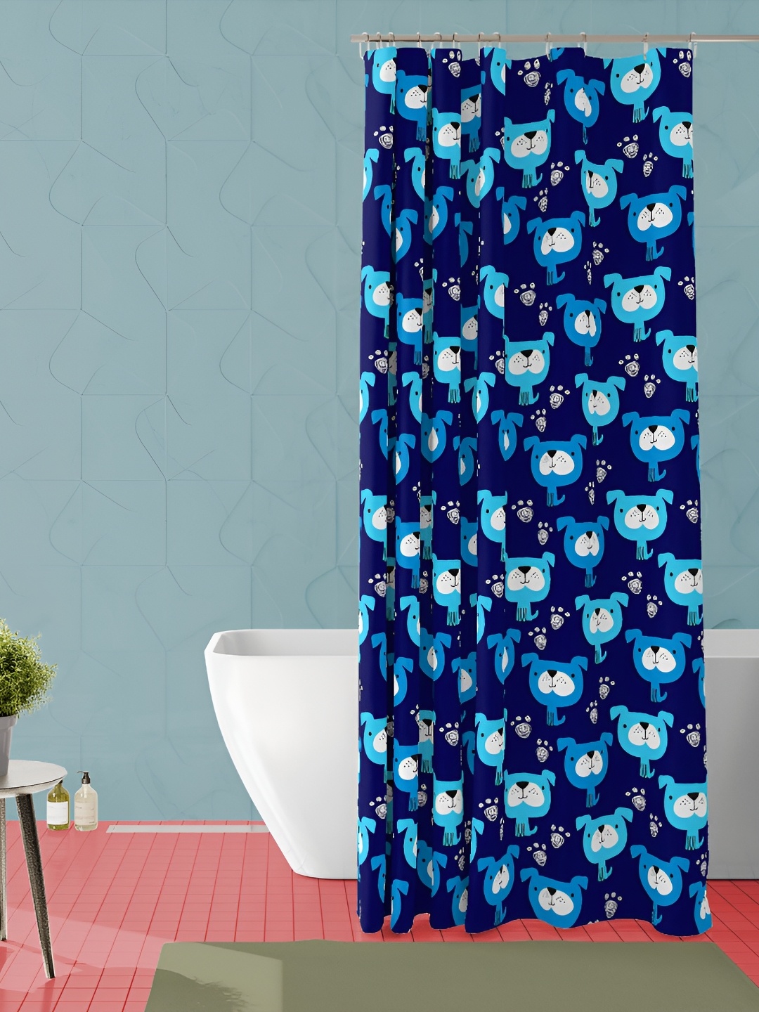 

ArtzFolio Single Piece Waterproof Polyester Shower Curtain, Multi