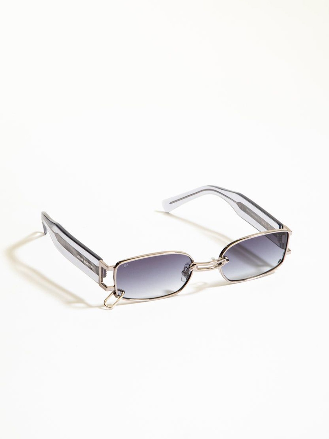 

Urban Monkey Unisex Rectangle Sunglasses with UV Protected Lens S31441-C16, Grey