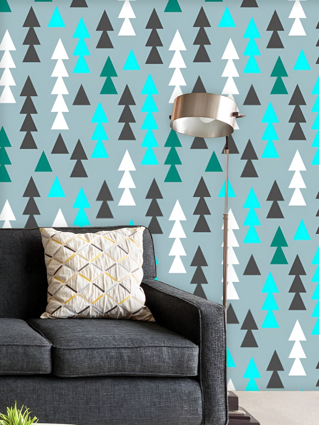 

ArtzFolio Printed UV-Resistant Anti-Bacterial Colorful Arrows Peel & Stick Wallpaper, Multi