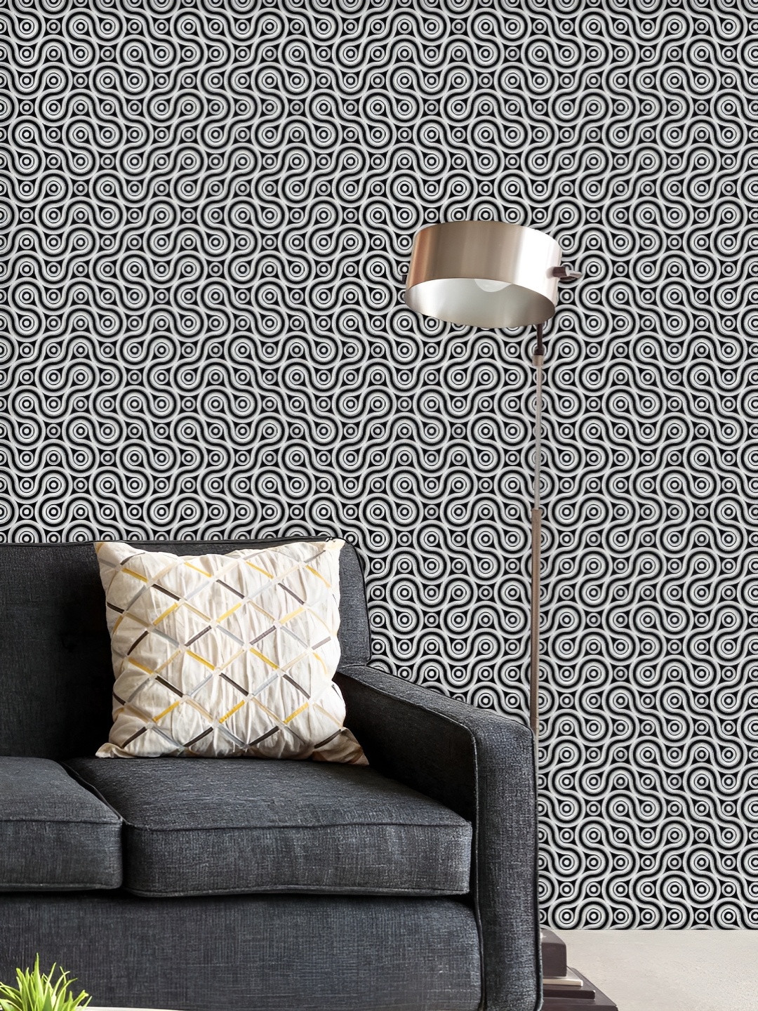 

ArtzFolio Printed UV-Resistant Anti-Bacterial Infinite LinePeel & Stick Wallpaper, Multi