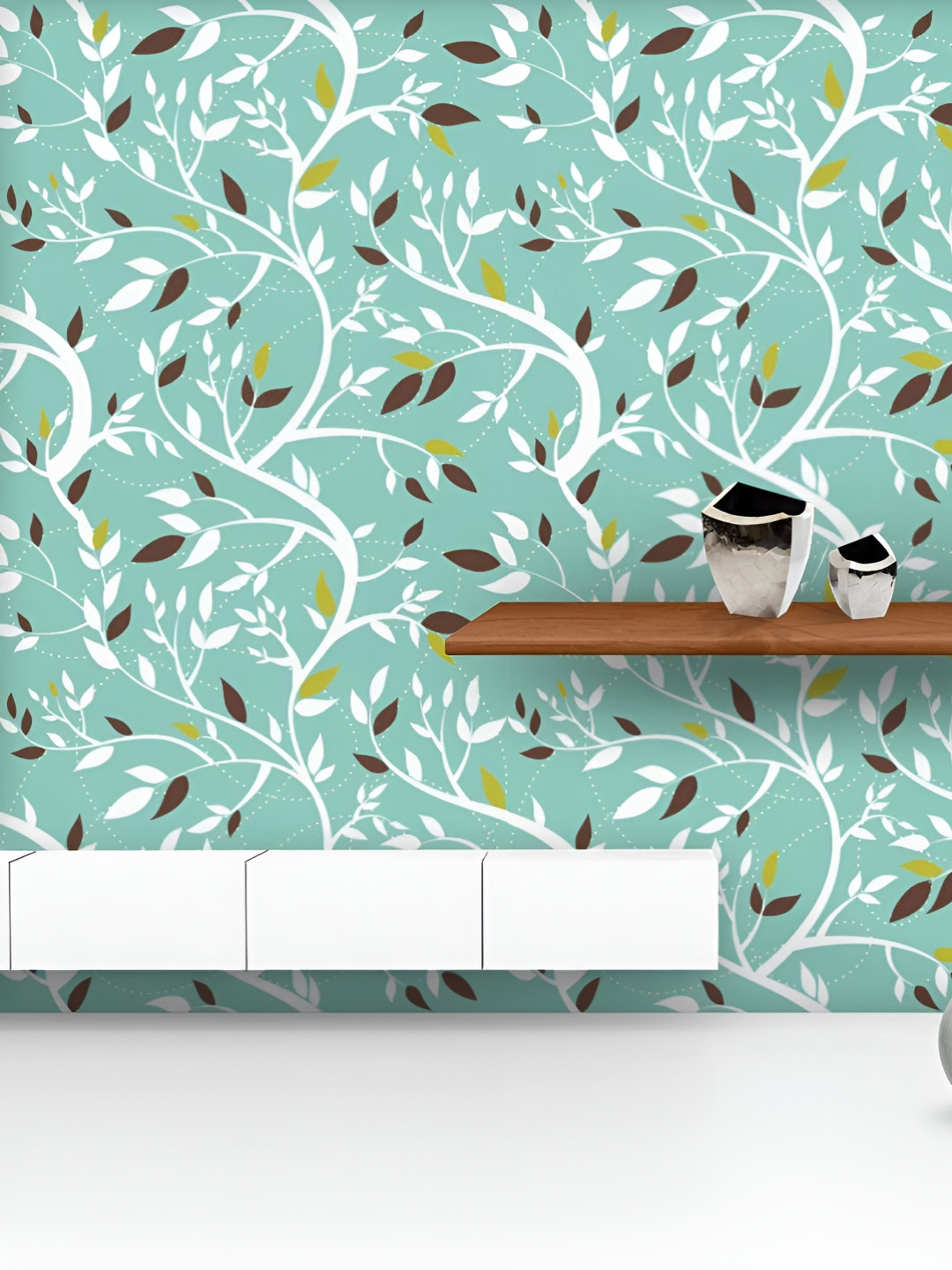 

ArtzFolio Printed UV-Resistant Anti-Bacterial Branches Peel & Stick Wallpaper, Multi