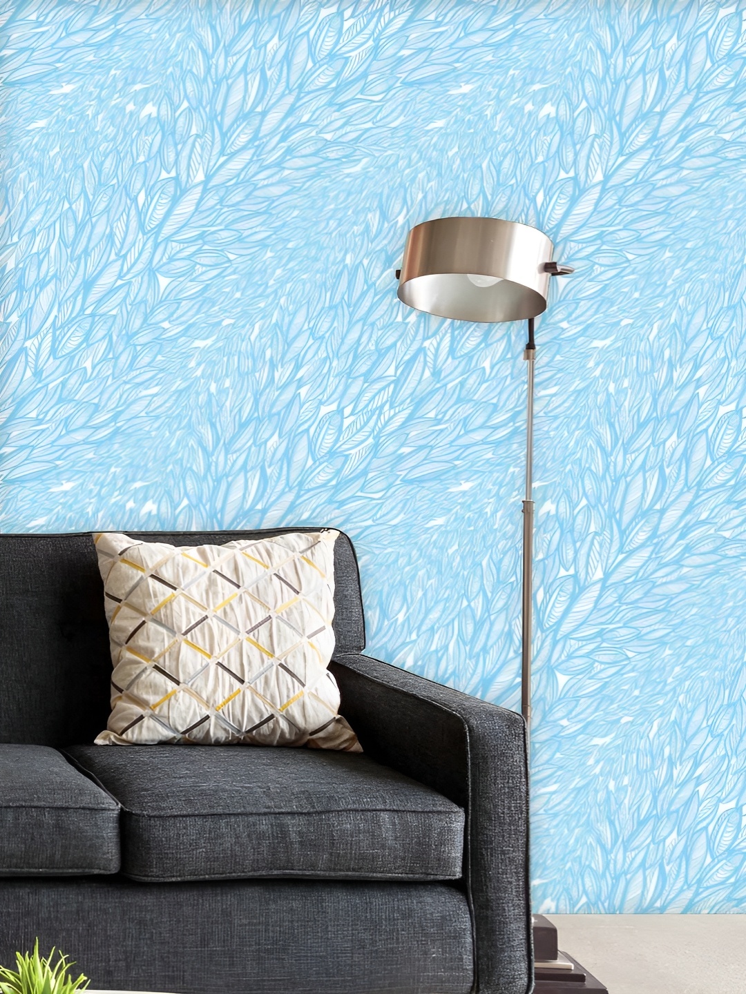 

ArtzFolio Printed UV-Resistant Anti-Bacterial Flying Leaves Peel & Stick Wallpaper, Multi