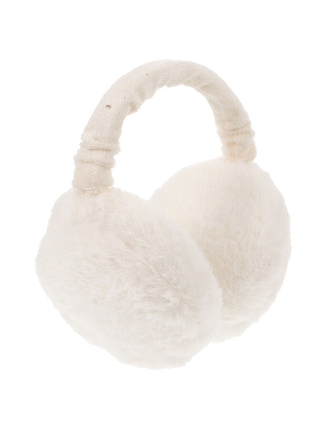 

Alexvyan Women Foldable Chill Wrap Earmuffs Headband, White
