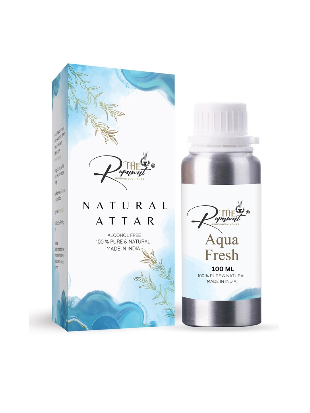 

THE RUPAWAT Perfumery House Aqua Fresh Attar- 100 ml, Transparent