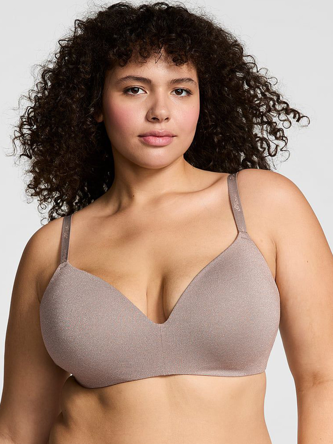 

Victoria's Secret Women Plus Size Medium Coverage Lightly Padded Push-Up Bra, Brown