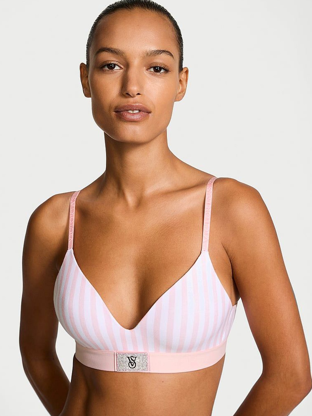 

Victoria's Secret Women Cut and Sew Medium Coverage Lightly Padded Bra, Pink