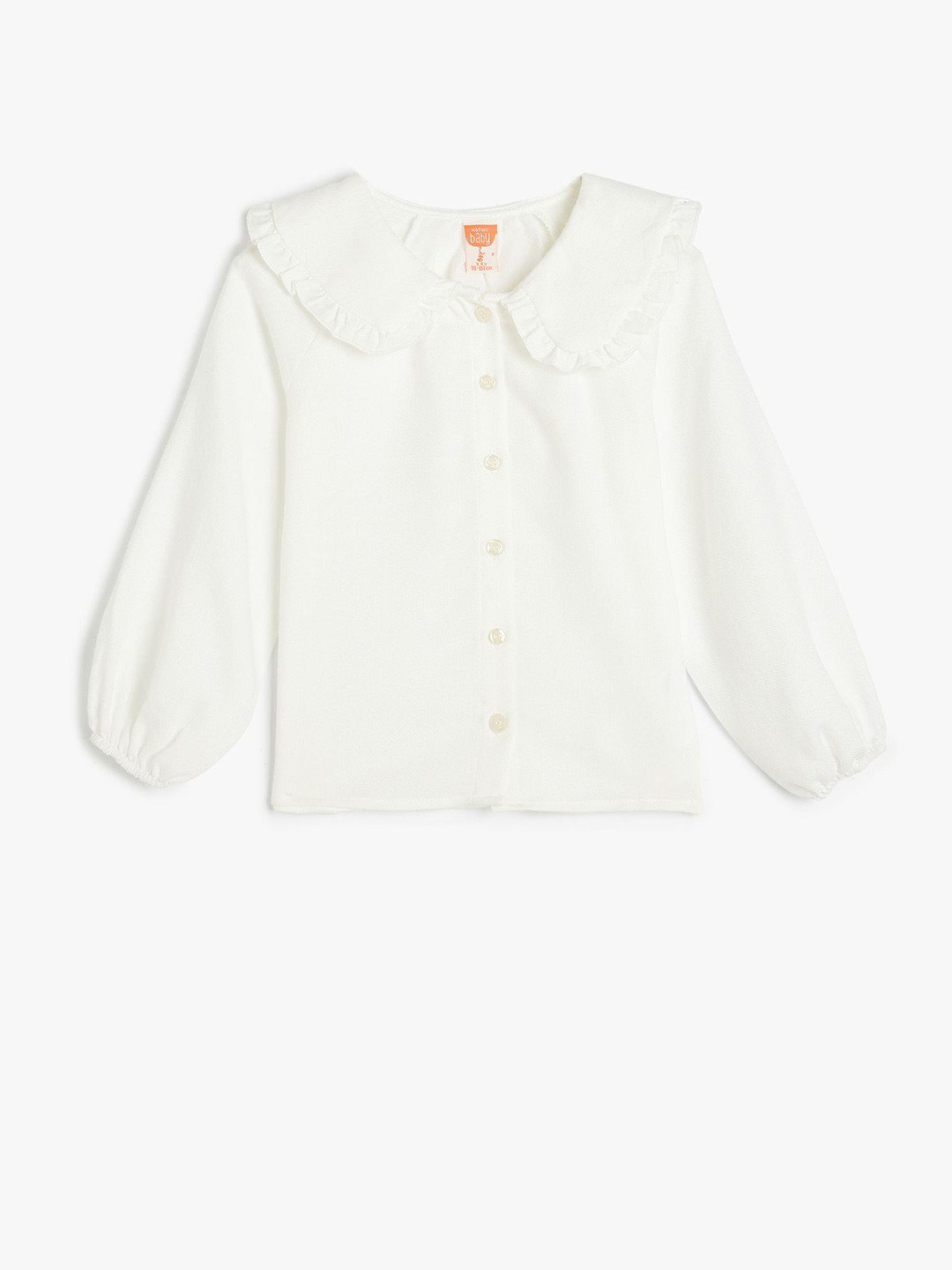 

Koton Girls Opaque Casual Shirt, Off white