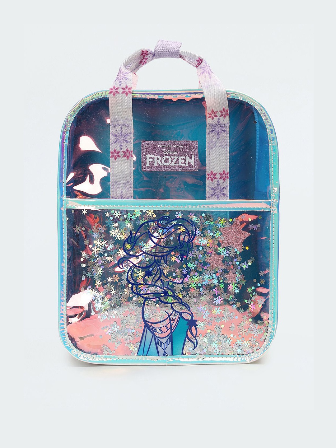 

max Girls Frozen Printed Backpack, Blue
