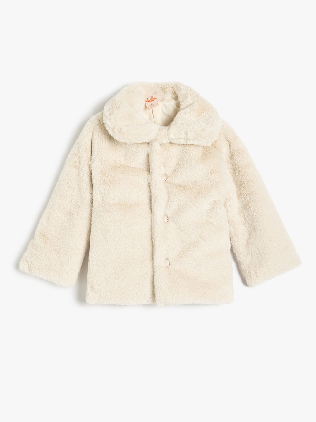 

Koton Infant Girls Single-Breasted Long Sleeves Overcoat, Beige