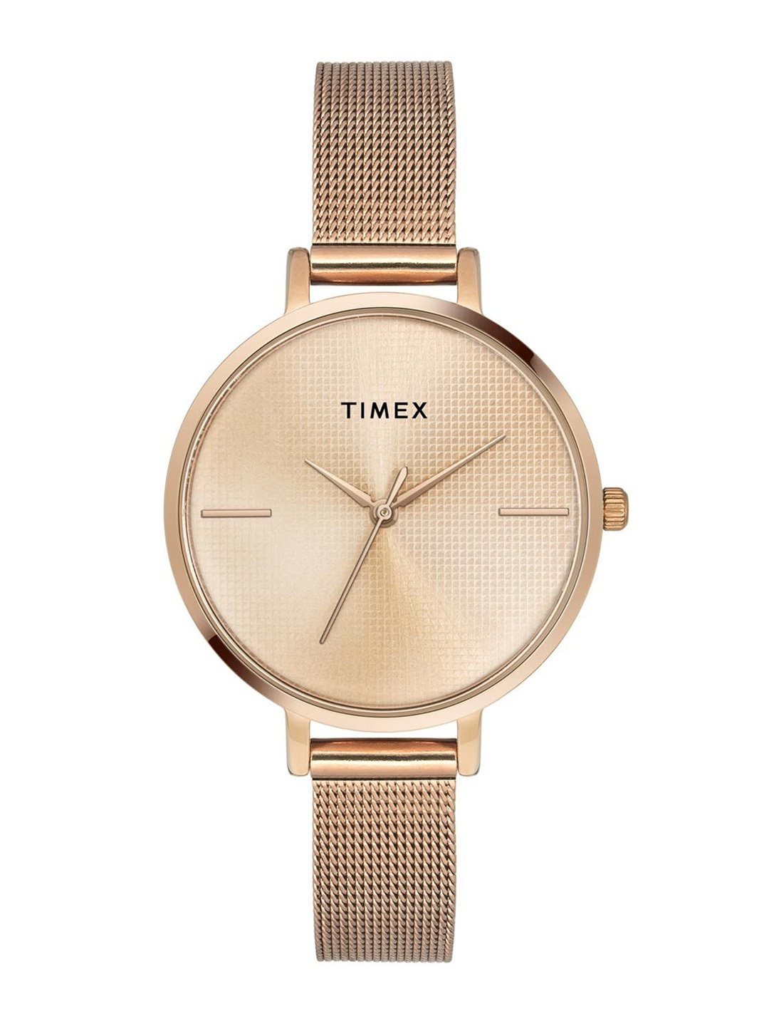 

Timex Women Analogue Watch TWEL155SMU06, Rose gold